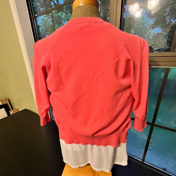 Gap Pink Cardigan with 3/4 Sleeves, Adult Size M - Picture 5 of 15